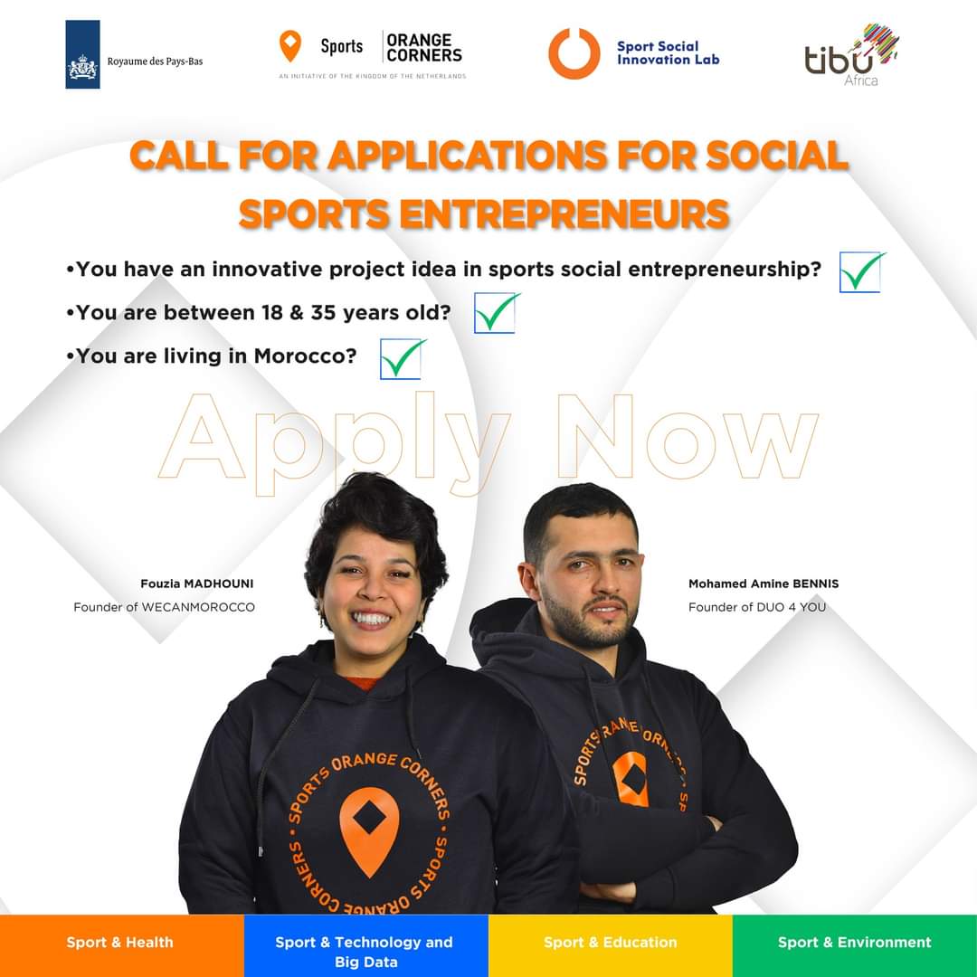 Postulez dès maintenant pour le programme Sports Orange Corners : une initiative pour l’entrepreneuriat social dans le domaine sportif au Maroc